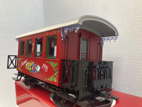 LGB 36078 “The Christmas Train” Passenger Car – 1998 Edition – G Scale – Very Good Pre-Owned Condition