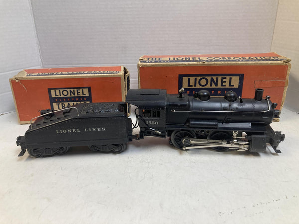 Vintage Lionel Lines #1656 0-4-0 Bell Ringer Steam Locomotive & Tender w/ Box — WORKS
