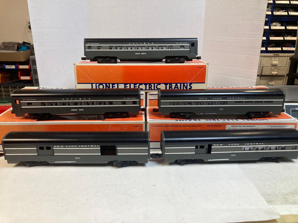 Lionel O Gauge New York Central Passenger Car Set (5) - NYC & Pullman - Boxed