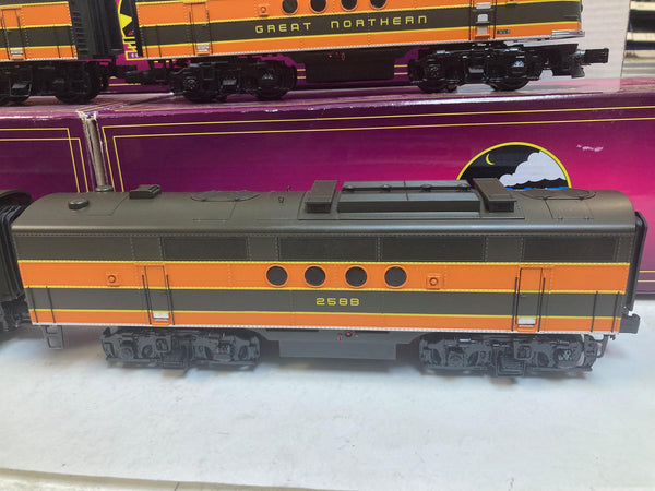 MTH Premier Great Northern ABBA F-Unit Diesel Set | 20-20628-1 + 20-20627-1 + (2) 20-20627-3 | O Gauge w/ PS3