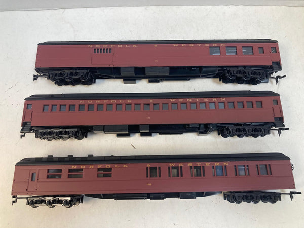 IHC HO Norfolk & Western 3-Car Heavyweight Set #49511-49513 - NOS - N&W