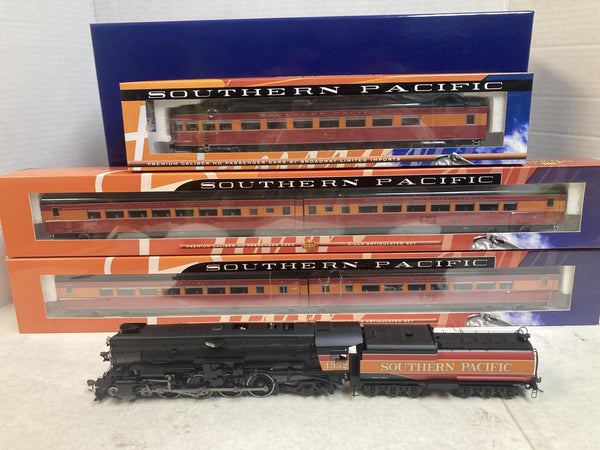 Athearn Genesis SP Mt-4 4-8-2 #4352 Sound + BLI Daylight Passenger Car Set HO Lot