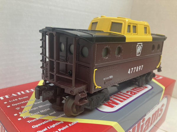 Williams Pennsylvania Yellow Cupla Caboose O Gauge #CAB118