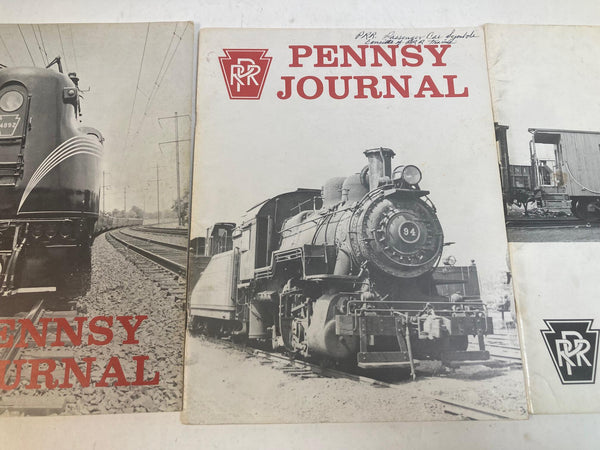 Pennsy Journal Magazine Lot of 3 Issues – 1981–1982 – Pennsylvania Railroad History