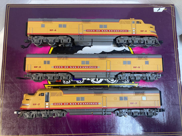 MTH Premier 20-2259-1 UP City of San Francisco E-6 ABA Diesel Set - Proto 2.0