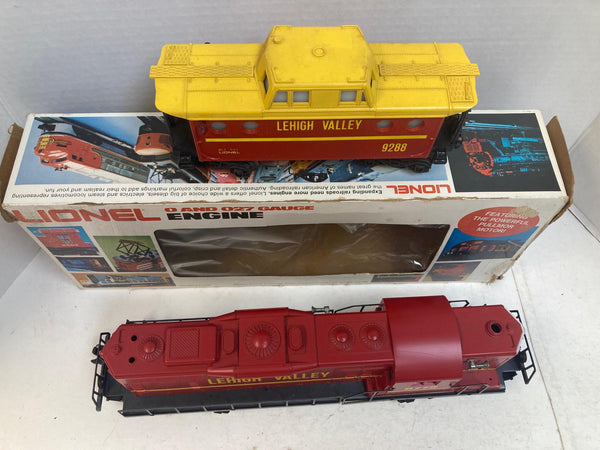 Lionel 6-8775 Lehigh Valley GP-9 Powered Diesel Locomotive w/ 9288 Caboose