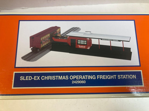 Lionel Sled-Ex Christmas Operating Freight Station 6-2429060 – Works with Any Boxcar!
