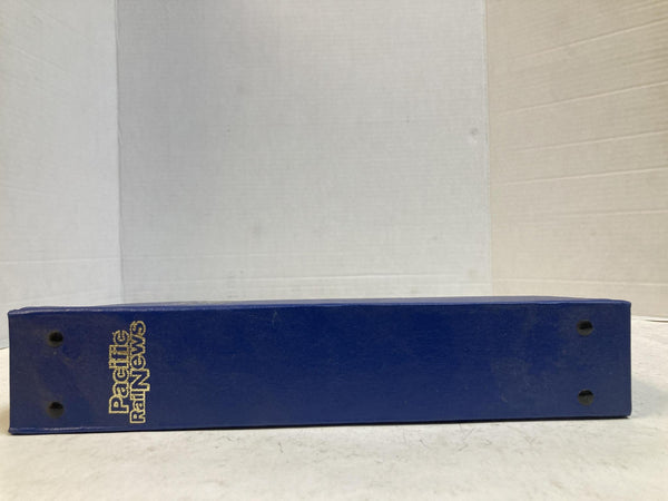 Pacific Rail News Magazine Complete 1990 Year Set in Custom Binder (12 Issues)