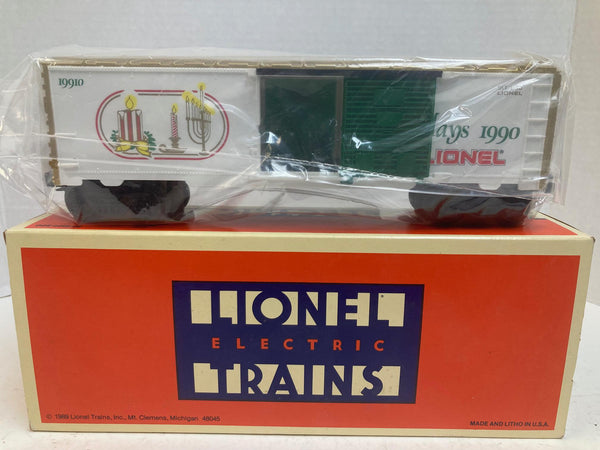 Lionel 6-19910 “Seasons Greetings” 1990 Christmas Boxcar — O Gauge — Sealed New