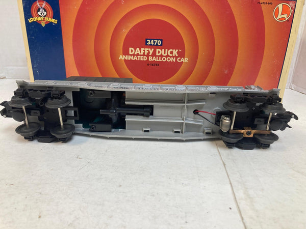 Lionel Vintage Daffy Duck Animated Balloon Train Car (6-16755) Missing Figurine and balloons