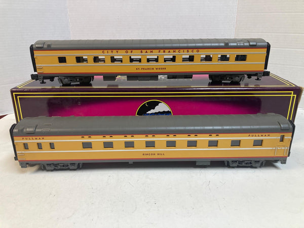 MTH Premier 20-6566 & 20-6666 Union Pacific City of San Francisco 7-Car Set - O Scale