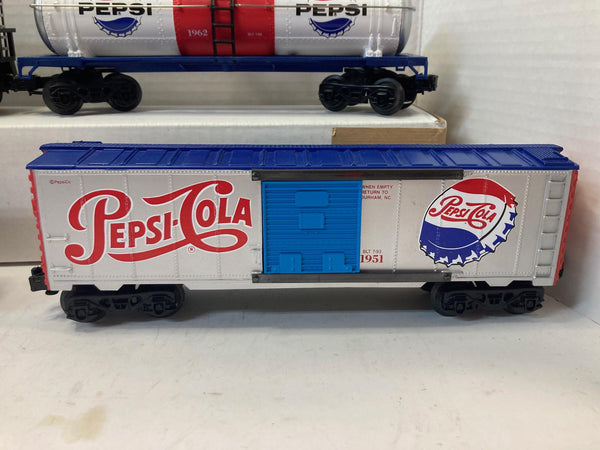 K-Line O Gauge Pepsi Alco Switcher w/ Cars and Caboose Set  (#1993, 1951, 1973, 1962,1898)