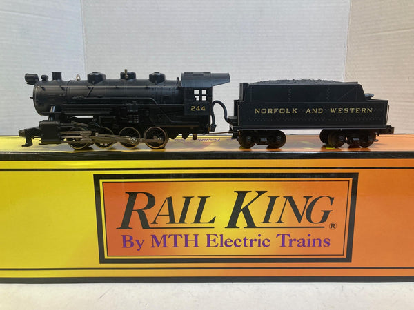 MTH RailKing 30-1111-1 Norfolk & Western 0-8-0 Scale Steam Switcher - Conventional