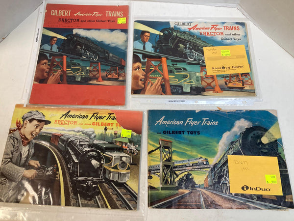 Lot of 7 American Flyer Magazines 1952–1957 – Vintage Collector Issues