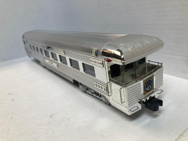 K-Line O Gauge Steel Millennium Club Car Diner-Obs Passenger #2000-2001