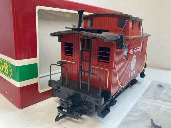LGB 4065 Rio Grande Caboose – Pre-Owned Very Good Condition – G Scale