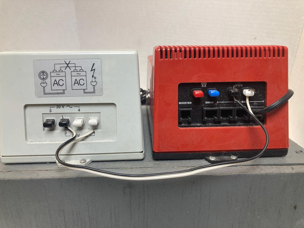 LGB 55016 Remote (Missing Wire) + LGB 55006P, 50111 Transformer, 55056, w/ Wooden Stand