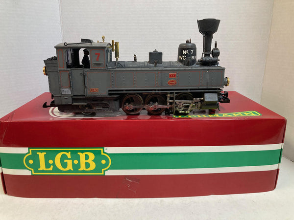 LGB 2070 D G Scale “W.C.R.R.” — Custom Weathered Tank Locomotive (Fully Working / Modified)