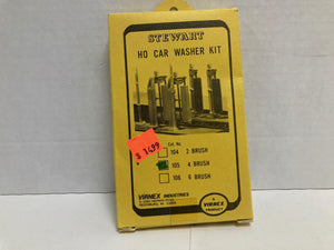 Stewart HO 4 Brush Car Washer Kit (#105)