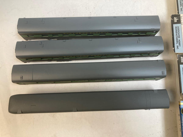 AHM Rivarossi HO Northern Pacific Passenger Car Lot (4) - x3 Sleepers, Observation