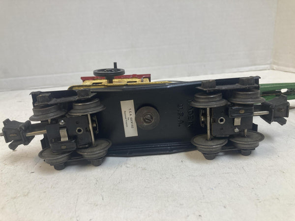 Prewar Lionel No. 2660 Operating Crane Car (Restored)