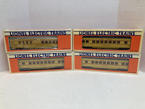 Lionel Union Pacific Passenger Car Lot (4) – 6-16071 New, 6-16072, (2x) 6-16073 – O Gauge