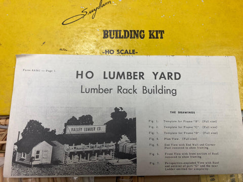 Suydam "Complete Lumber Company" HO Building Kit (Kit No. 563)