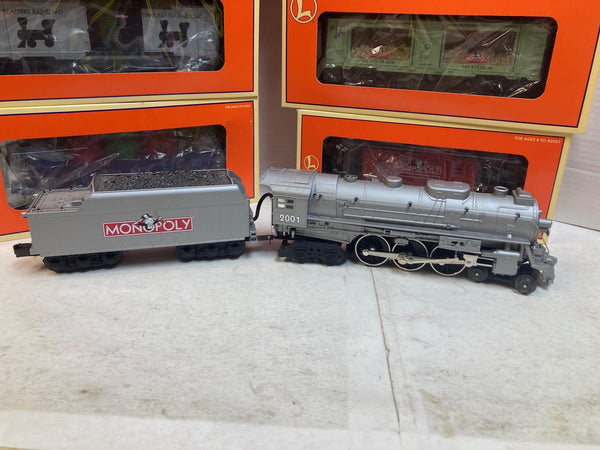 Lionel Limited Edition Monopoly PEWTER HUDSON Steam Set | 6-52225| Test Run ONLY
