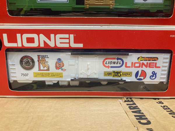 Lionel 75th Anniversary Set: U36B Diesel, Caboose, & 7 Cars (6-7500)-(6-7508)