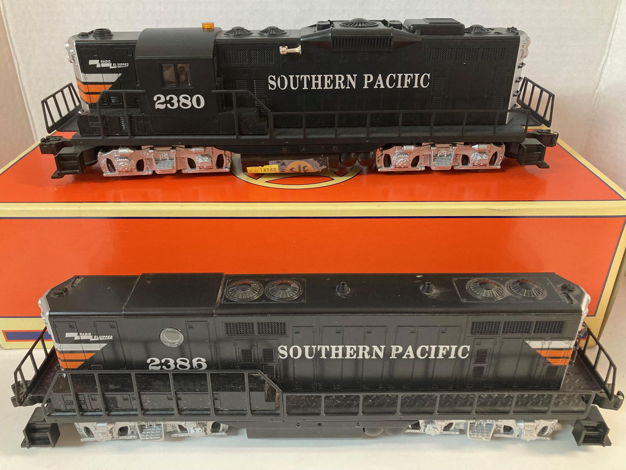 Lionel Southern Pacific GP-9 Powered/Dummy Set 2380/2386 (6-18562/6-18864)
