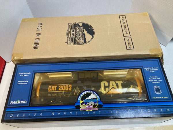 MTH G Gauge 2003 D.A.P. Caterpillar Unibody Tank Car 20-80005D – NOS in Box