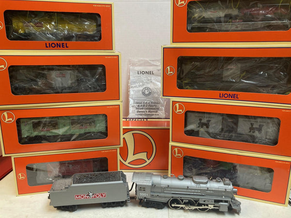 Lionel Limited Edition Monopoly PEWTER HUDSON Steam Set | 6-52225| Test Run ONLY