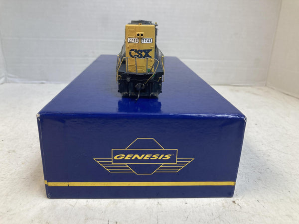 Athearn Genesis HO CSX GP38-2 Diesel Locomotive #2743 DCC Equipped AHTG40732 W/Box