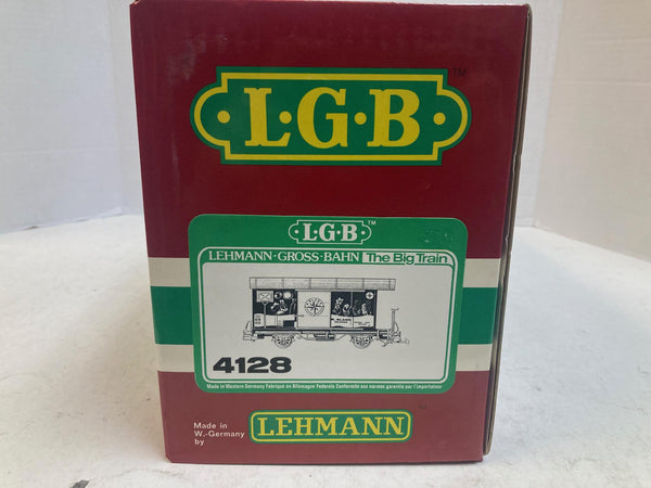 LGB 4128 R Blank Grains Boxcar – G Scale, Pre-Owned Very Good Condition