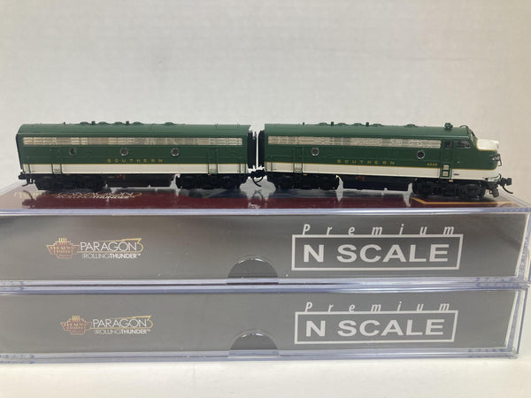 BLI EMD F7 A/B, Southern N scale 4248/4414 Paragon3 Sound/DC/DCC Unpowerd B 3808A/B