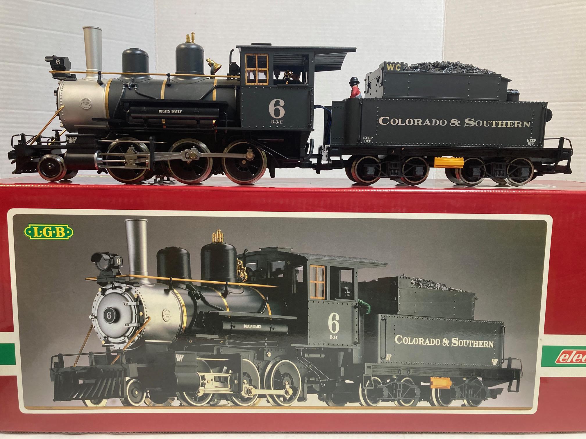 LGB 2019S Colorado & Southern 2-6-0 Mogul Steam Locomotive – Runs Great – w/ Sound – G Scale