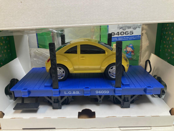 LGB G Scale Train Car Lot of 5 – 94969, 94869, 94065, 94805, 94059 – Good Condition, Boxes Worn