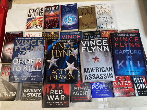 Mitch Rapp Series by Vince Flynn – Complete Set 1999–2024 (Kyle Mills) – 22+ Books – Lot