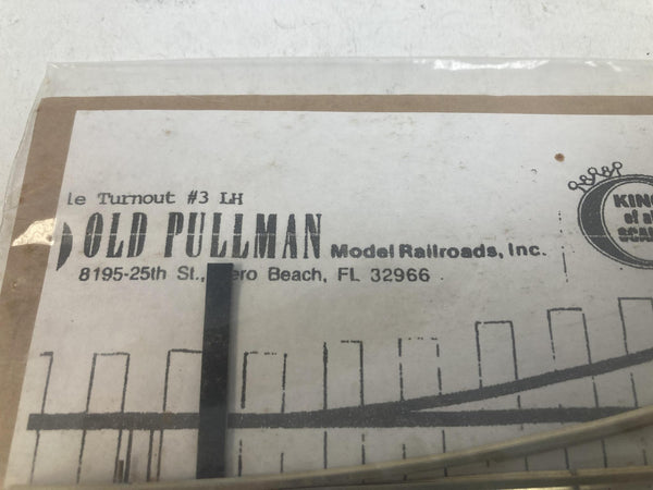 Old Pullman O Scale Turnouts Pair #3 LH & RH - 1 Sealed 1 Open Unused
