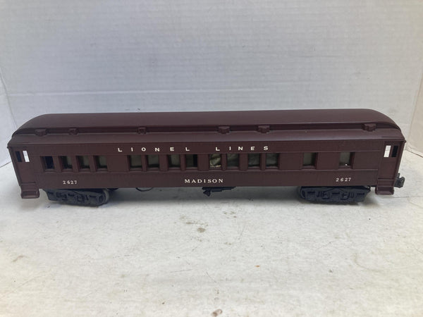 Vintage Lionel 2627 Madison Passenger Car TCA Restored Tinplate Identag O Gauge