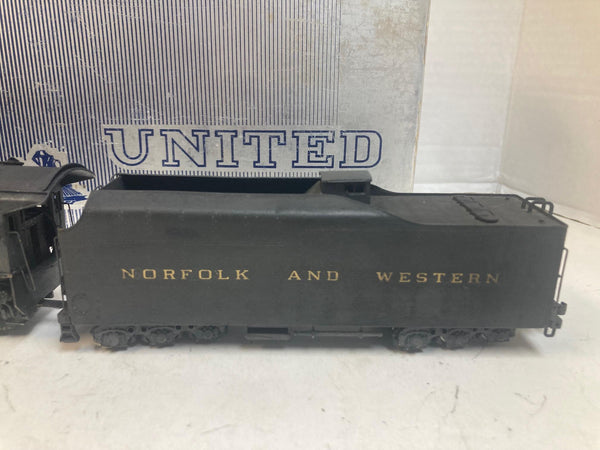 United PFM HO Brass N&W Y6b 2-8-8-8-2 Articulated Steam - Runs Good - has the "United Growl"