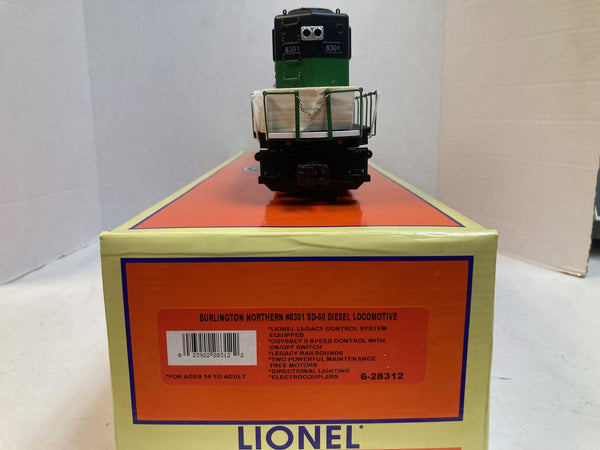 Lionel 6-28312 Burlington Northern BN SD-60 Diesel #8301 Legacy Odyssey II