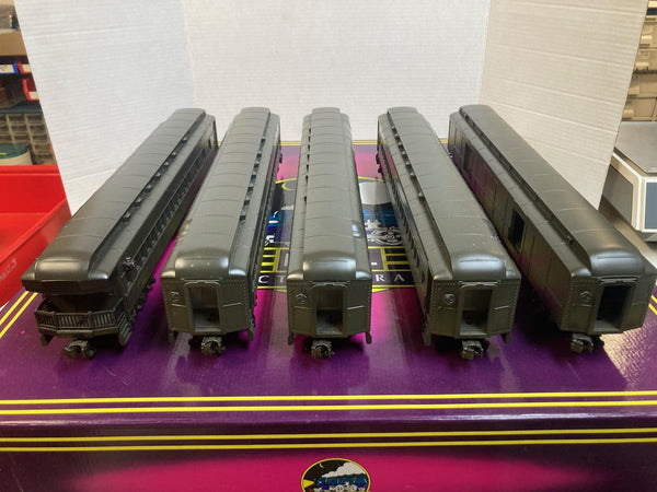 MTH Premier 20-4007 Santa Fe Green 70’ Madison Passenger Set - 5-Car Lot O Scale