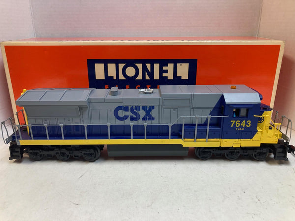 Lionel 6-18215 CSX Dash 8-40C Diesel #7643 - Conventional - O Gauge - Excellent