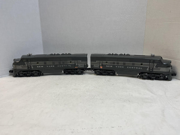 Lionel Postwar 2333 New York Central F3 AA Diesel Set - Wire Mesh Vents - Tested