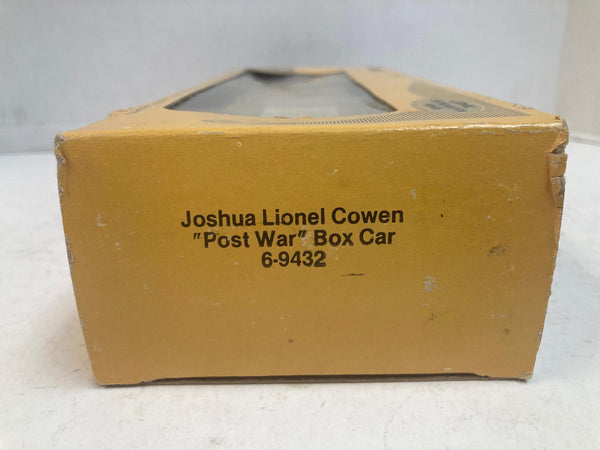 Lionel Joshua Lionel Cowen Boxcar "The Post-War Years" 6-9432 w/Box Pre-Owned