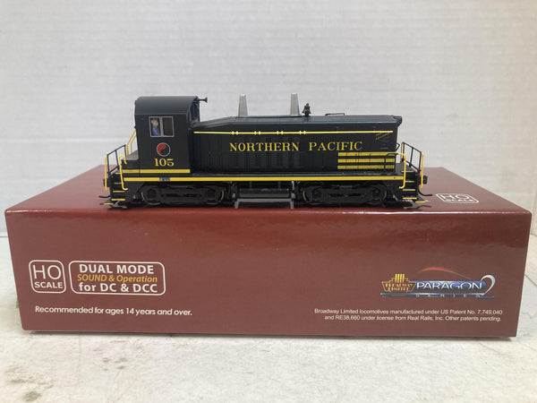 BLI 2627 HO Northern Pacific EMD NW2 Switcher #105 Paragon2 Sound DC DCC Boxed