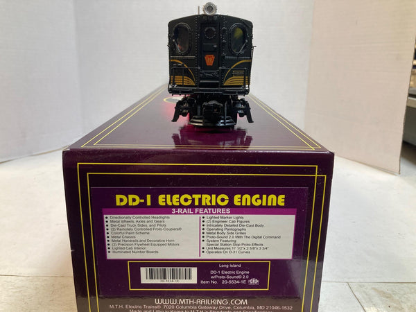 MTH Premier 20-5534-1E Long Island DD-1 Electric w/ Proto-Sound 2.0 & BCR Installed