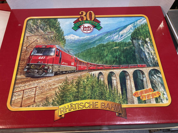 LGB 70642 RhB 30th Anniversary Set | Ge 4/4 III 641 Maienfeld | EXCELLENT +