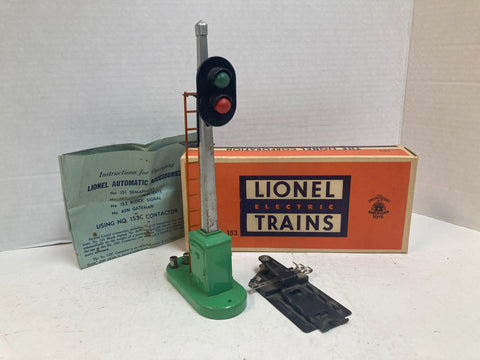 Lionel No. 153 Automatic Block Signal w/ Control & Box – O Gauge – Very Good